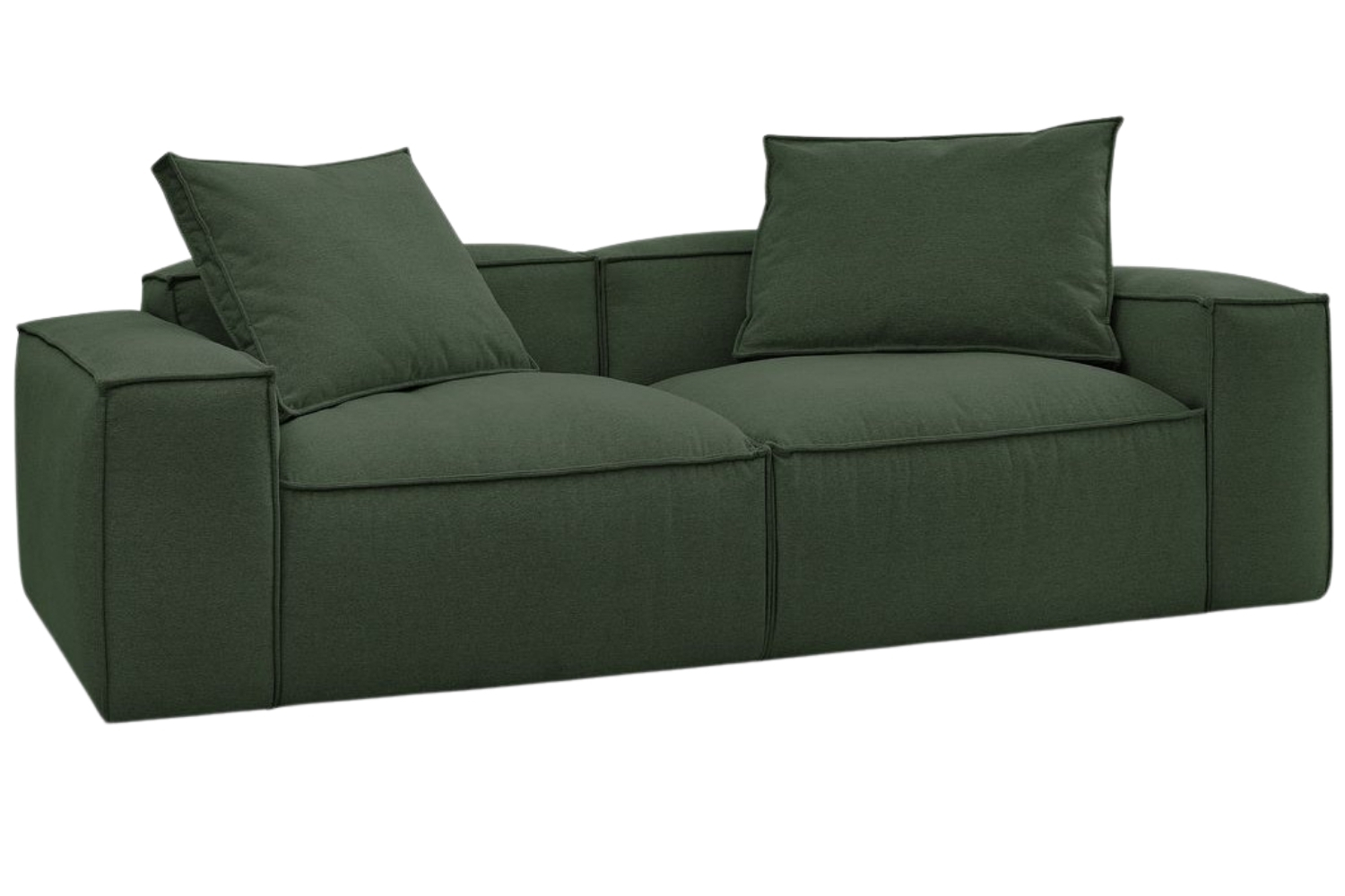 Bobochic Paris Zelená trojmístná pohovka Boheme 260 cm