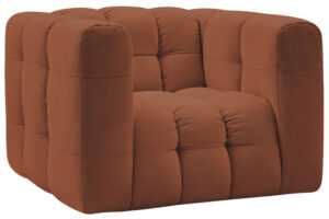 Bobochic Paris Terakotově oranžové křeslo Ulysse