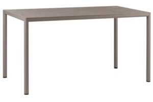 Nardi Béžovošedý zahradní stůl Piave 140 x 80 cm