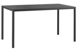 Nardi Tmavě šedý zahradní stůl Piave 140 x 80 cm
