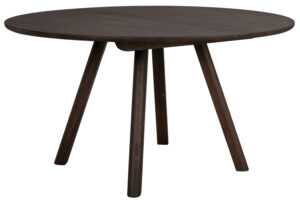 Rowico Hnědý dubový jídelní stůl CLAPPERTON ⌀ 140 cm