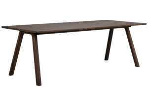 Rowico Hnědý dubový jídelní stůl CLAPPERTON 220 x 95 cm