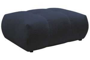 Bobochic Paris Tmavě modrá bouclé podnožka Fuji 112 x 80 cm