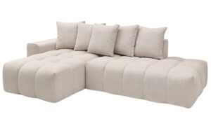 Bobochic Paris Béžová rohová pohovka Mont-Blanc 313 cm