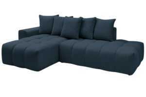 Bobochic Paris Tmavě modrá rohová pohovka Mont-Blanc 313 cm