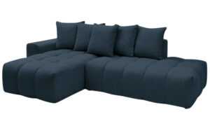 Bobochic Paris Tmavě modrá rohová pohovka Mont-Blanc 313 cm
