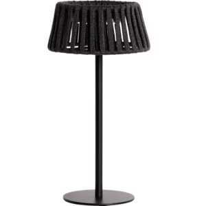 Kave Home Černá zahradní solární LED lampa Aldet