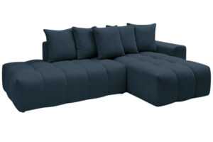 Bobochic Paris Tmavě modrá rohová pohovka Mont-Blanc 313 cm