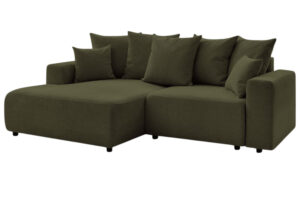 Bobochic Paris Zelená rozkládací pohovka Atilla 244 cm