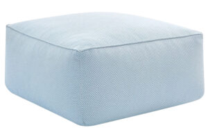 Bobochic Paris Světle modrá zahradní podnožka Riviera 80 x 80 cm