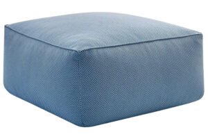 Bobochic Paris Tmavě modrá zahradní podnožka Riviera 80 x 80 cm