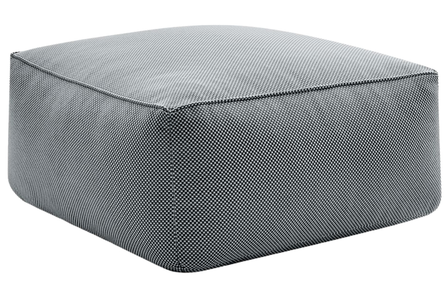 Bobochic Paris Černá zahradní podnožka Riviera 80 x 80 cm