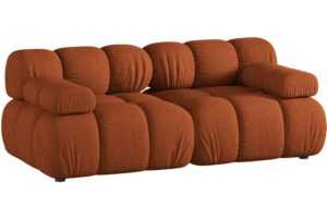 Micadoni Terakotově oranžová dvoumístná pohovka Bellis II. 188 cm