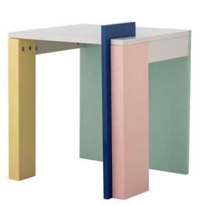 Bloomingville Barevný odkládací stolek Banjo 40 x 40 cm