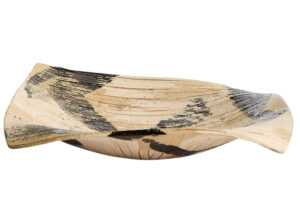 Kave Home Hnědá keramická dekorativní mísa Dirva 37 x 37 cm