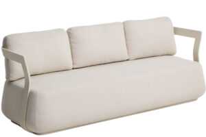Kave Home Krémová zahradní pohovka Tamaris 217 cm