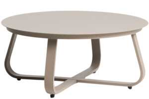 Kave Home Béžový zahradní stolek Tamaris Ø 80 cm