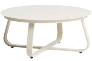 Kave Home Krémový zahradní stolek Tamaris Ø 80 cm