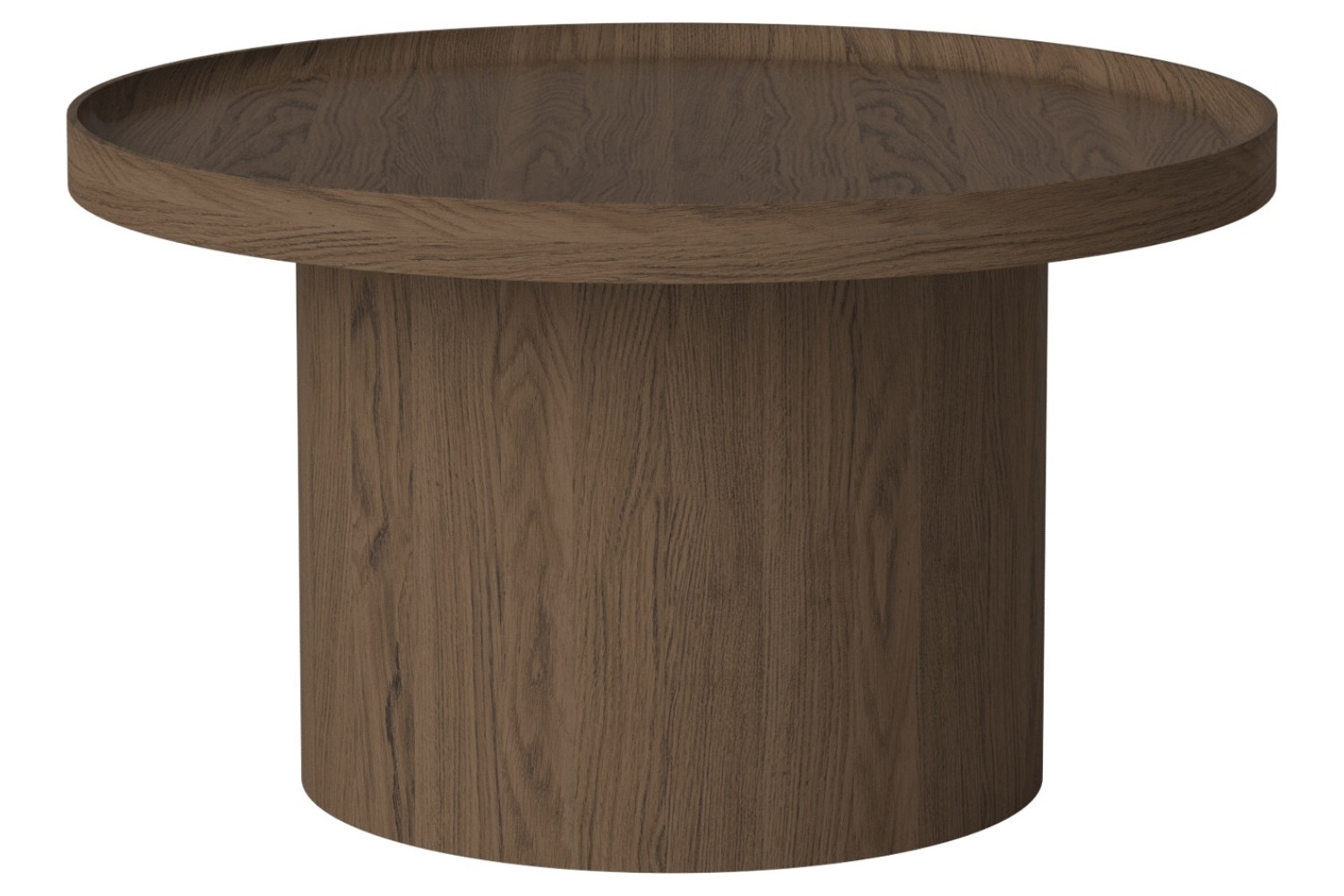 Bolia Tmavý dubový konferenční stolek Plateau 74 cm