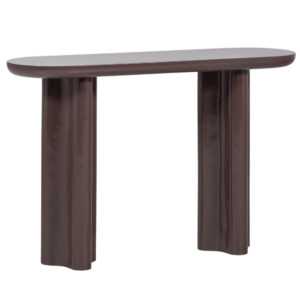 WOOOD Hnědý lakovaný toaletní stolek Evara 120 x 35 cm