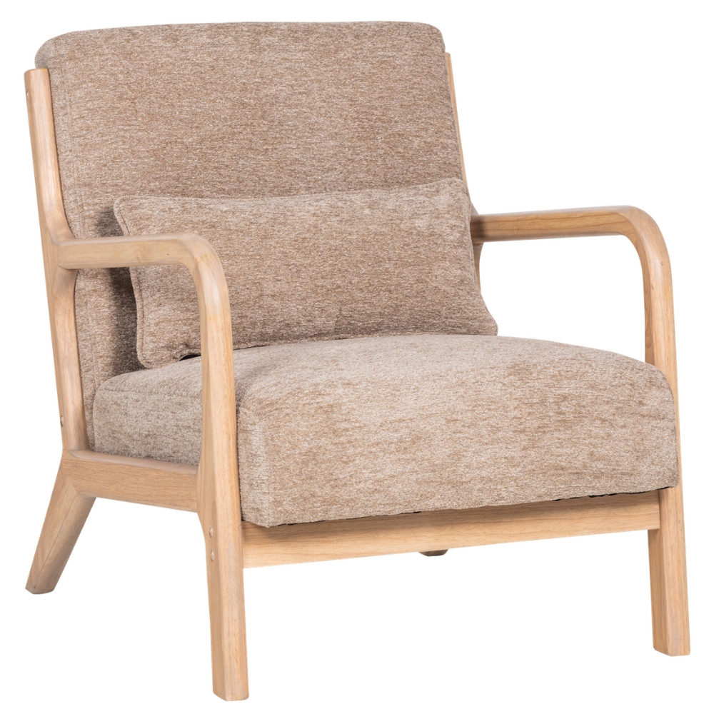 WOOOD Béžové křeslo Mark