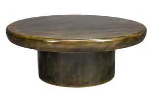 Dutchbone Zelený konferenční stolek MUSH 80 cm