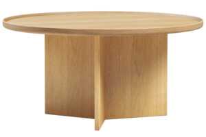 Woodman Dubový konferenční stolek Cala ⌀ 83 cm