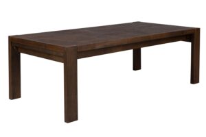 Dutchbone Hnědý dřevěný konferenční stolek BRUNEAU 120 x 60 cm