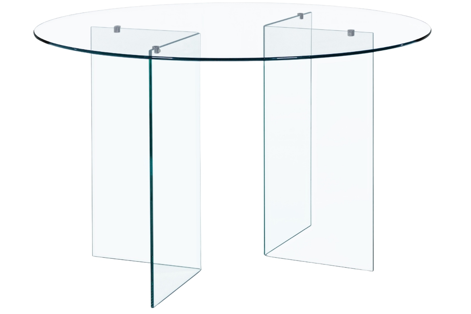 Bizzotto Skleněný jídelní stůl Iride Ø130 cm