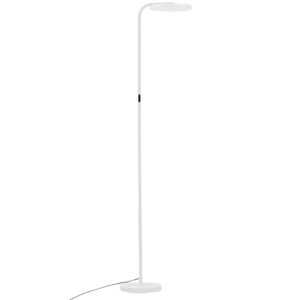 Nova Luce Bílá kovová stojací LED lampa Sinkro 174 cm
