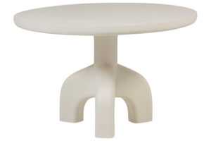 WOOOD Béžový zahradní stůl Luno ⌀ 120 cm