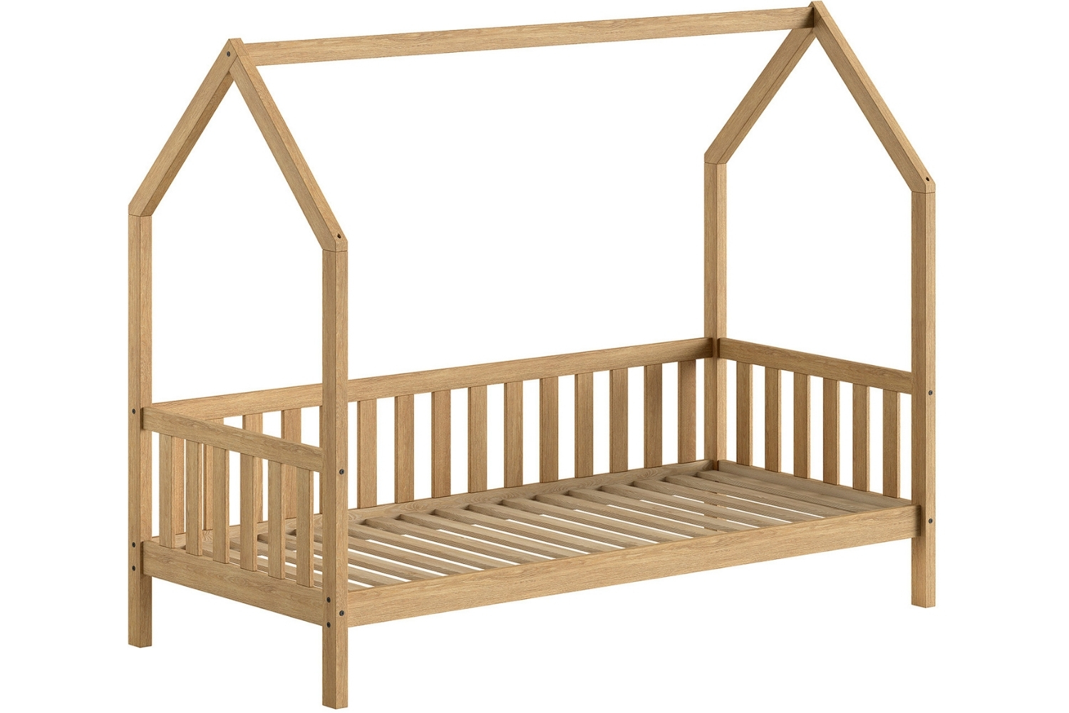 Vipack Dubová dětská postel Nature 90 x 200 cm