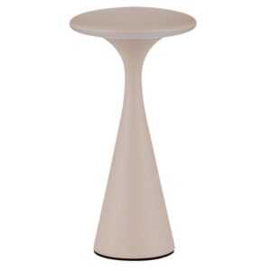 Nova Luce Béžová kovová nabíjecí stolní LED lampa Grigio