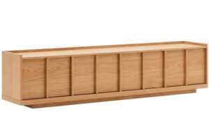 Kave Home Dubový TV stolek Onix 200 x 40 cm