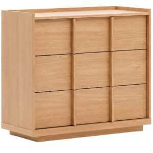 Kave Home Dubová komoda Onix 100 x 50 cm