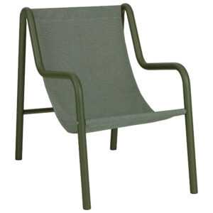 noo.ma Zelené kovové zahradní křeslo Nokk