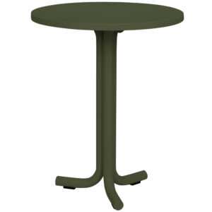 noo.ma Zelený kovový zahradní bistro stolek Nokk ⌀ 59 cm