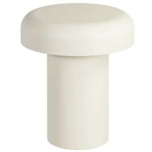 noo.ma Béžový kovový zahradní stolek Miko ⌀ 40 cm