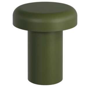 noo.ma Zelený kovový zahradní stolek Miko ⌀ 40 cm