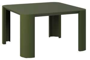 noo.ma Zelený kovový zahradní stolek Fli 65 x 65 cm