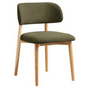 Micadoni Zelená jídelní židle Evan