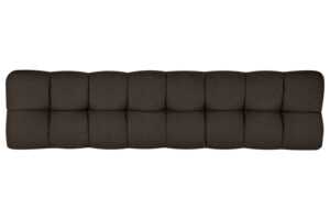 noo.ma Hnědé bouclé čelo k posteli Bolbi 206 cm